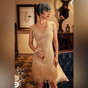 1920s style flapper dress
